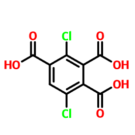 137071-78-4 3,6-dichlorobenzene-1,2,4-tricarboxylic acid