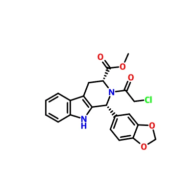 CAS 171489-59-1|(1R,3R)-METHYL-1,2,3,4-TETRAHYDRO-2-CHLOROACETYL-1-(3,4-METHYLENEDIOXYPHENYL)-9H -PYRIDO[3,{15}}B]INDOLE-3-CARBOXYLATE