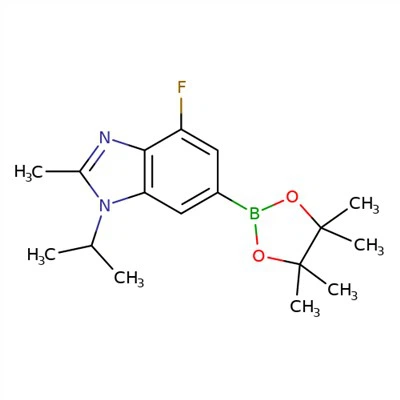 CAS: 1231930-37-2|4-Fluoro-2-methyl-1-(1-methylethyl)-6-(4,4,5,5-tetramethyl-1,3 ,2-dioxaborolan-2-yl)-1H-benzimidazole