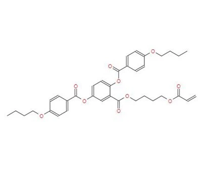 CAS: 150504-17-9丨 Benzoic Acid, 2, 5-bis[(4-butoxybenzoyl)oxy]-, 4-[(1-oxo-2-} propen-1-yl)oxy]butyl Ester
